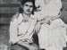 Paramananda (den gang Robin) sammen med sin mor omkring 1975.